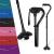 KINGGEAR Walking Cane for Women and Men, Lightweight and Sturdy Offset Walking Stick , Large Quad Base Canes for Seniors, Walking Crutches for People with Leg Injuries Black