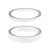 10PCS Bicycle Chainring Bolt Spacers Washer Aluminum Alloy Double Ring to Single Gasket for Bike Headset Chainwheel Chainring 10mm Inner Diameter 2mm Thickness