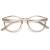 Koosufa fashion anti -blue lights reading glasses Federscharnier women Men Men Round Reading Aid Anti -fatigue Glasses 1.0 1.25 1.75 2.25 2.75 3.5 4.0 1x transparent light brown 1.25 x