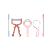 SUPVOX 5pcs Facial Hair Remover Manual Epilator Portable Hair Removal Stainless Steel Beauty Tool (Random Color)