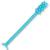 Denture Dart V2 Hard Plastic Denture Gel Adhesive Remover - Remove Denture Gel Adhesive from Mouth & Gums, Denture Glue Removal Tool, Oral Hygiene, Scraper w/Textured Grip and Rigid Bristles Blue