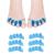Gel Toe Separator  Toe Straightener  Bunion Corrector  Toe Spacers (6PCS)  New Material  Hammer Toe Straightener for Relaxing Toes  Bunion Relief  Hammer Toe  Hallux Valgus Great for Women and Men