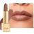 Oulac lipstick metallic gloss finish no granular feeling lip stick with long -lasting moisturizing and waterproof vegan 4.3g (09) Guilty Pleasure Metallic Mauve Brown