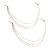 yueton 2pcs Fashion Ladies Artificial Pearl Tassel Chain Clips Barrettes Headband Hair Clips Clamp Headwear Edge Clips Bobby Pins