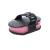 LeMieux Hippo Scrubber Horse Grooming Brush in Black with Sponge Flexible Bristles & Adjustable Straps - One Size