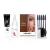 Black Tint Kit 2 in 1  Professional Semi-Permanent Eyelash & Eyebrow Kit  Lasting for 6 Weeks DIY Hair Dying for Salon Home Use 5ml (Black)