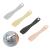 Cosmetic spatula scoops 4 pieces of small metal spatula cosmetics cosmetics spatula metal cream spatula cosmetics spatula spatula cosmetics face mask spatula spoon cosmetics spatula make-up spatula