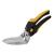 stedi 9-Inch Scissor Heavy Duty, All Purpose Scissors, Cardboard and Carpet Shears, TPR Handle, Extremely Sharp Blades with Finely Serrated -Easy Cutting Thick Paper, Leather, Sewing Fabric 9-Inch_Yellow