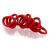 My Lello Girls Small Premium Ponytail Holder Seamless Hair Bands Red 20pcs 20pcs Red