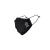 Muc-Off 20269 Black Reusable Face Mask Large - Adjustable Face Covering With Mid-Layer Filter - Washable Up To 20 Times Black L (Pack of 1)