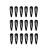 20 Pack Hair Clips 2 Inch Metal Hair Clips Kids Barrettes Girls' Hair Accessories Barrettes Women Metal Snap Hair Clips Accessories Non-Slip Black