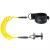 WOOWAVE Bodyboard Leash Wrist Surf Leash Coiled Bodyboarding Leash Premium Coil Body Board Leash with Plug Yellow