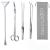 capetsma Aquascaping Tools Long Stainless Steel Aquarium Plant Tools Aquarium Tweezers Scissors Spatula Tool Set Bonsai Kit Algae Scraper Aquarium Cleaning Set for Aquarium Starter Kit Silver