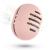 Fauxomor Makeup Sponge Holder Double-sided 5-line Vented Silicone Beauty Blender Holder for Travel Shatterproof Make Up Sponge Travel Case for All Sponges Sanitary Reuse Easy to Carry Pink B-Pink