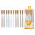 Samjung Wangta Soft Toothbrush 10 Pack (Gold) Best Manual Toothbrush for Maximum Efficient Cleaning and Sensitive Gums and Teeth