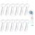 Newan 12PC's toothbrushes cover for oral-B electrical toothbrush heads toothbrush cover compatible with oral b on the insert brush toothbrush protective cover toothbrush protective cap