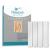 NewGel+ Advanced Silicone Scar Treatment Sheeting for OLD and NEW Scars, for Surgery, Injury, Keloids, C-Section, Burns, and Acne, Reusable, 1" x 6" Sheet (4 Count) - CLEAR