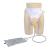Wearable Urinal for Men, Protable Latex Material with Collection Urine Bag, Urinary Drainage Bag System,Skin-Friendly and odorless (1000ml)