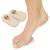 ViveSole Toe Straightener Splint Pair - Hammer Toe Joint Realign Cushion Brace for Claw Curled Crooked Toe - Metatarsal Support Loop Guard Alignment Corrector Wrap for Tendon Broken Toe Surgery 1 Pair (Pack of 1)