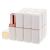 Allwon 10Pcs White Empty Lipstick Tubes DIY Lip Balm Container (Square Tube)