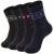 NinetoFiveLife Pack of 4 Winter Warm Wool Socks Hiking Socks Knit Outdoor Recreation Socks for Women Soft and Comfortable