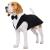 Kuoser Dog Smoking Suit & Bandana Set Pet Fomal Clothing Dogs Mantel with Removable Flying Dog Suit Puppy Costume Shirt For Wedding Halloween Birthday Party S-XXL L-R cke Lang: 42 cm Black