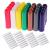 eBoot 28 Sets Essential Oil Aromatherapy Nasal Inhalers Tubes Refillable Inhaler Stick 7 Colors with Wicks