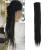 DSoar 20 inches 20 strands/Pack synthetic dreadlocks extensions thin 0.6cm crocheted braided hair soft dreads one-sided dreadlocks reggae hip-hop hippie style black 20inch-a color 1#