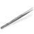 Straight tweezers 25 cm with internal teeth stainless steel