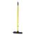 FURemover Pet Hair Remover Carpet Rake - Rubber Broom for Pet Hair Removal Tool with Squeegee & Telescoping Handle Extends from 3-5' Black & Yellow FURemover Broom