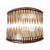 2 Pack of Large Tort Brown 12cm Plain French Side Hair Combs Slides Grips Clips Hair Accessories for Women Girls by Glitz4Girlz