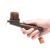 Animalon natural bristles hoof scraper with brush |Picker made of stainless steel |Ergonomic hoof scraper for horses |2 in 1 hoof outdoor scratch in brown for horse hoof care |Huf clearer horse