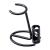 Shaving Razor and Brush Stand Universal Holder for Safety Razor Storage Shave Brush Holder Black.