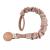 Baby Muslin Pacifier Chain Fabric Pacifier Strap Cotton Beige Brown Dotted with Beech Wood Clip High Quality Baby Gift Birth