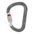 Petzl - William, Locking Carabiner for Belaying Gray SCREW-LOCK