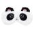 Ulbemoll Cute Panda Sleeping Mask Soft Fluffy Plush Blindfold Funny Novelty Animal Sleep Mask Eye Cover Eyeshade for Kids Girls Boys Women Men Night Nap Travel Meditation