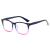 Vetoo Blue Light Filter Computer Glasses for Blocking UV Anti Headache Eye Eyestrain Vintage Eyeglasses Unisex for Women and Men 02.gradual Purple