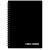 Fitness Logbook - Track 150 Workouts - Thick Paper, Durable Cover - A5 - 6 x 8 inches - Undated Workout Journal, Planner Log Book to Track Weight Loss, Muscle Gain, Gym Exercise, Bodybuilding Progress - For Men & Women Bla