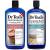 Dr Teal's Foaming Bath Combo Pack (68 fl oz Total), Restore & Replenish with Pink Himalayan, and Detoxify & Energize with Ginger & Clay