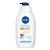 NIVEA Coconut and Almond Milk Moisturizing Body Wash for Dry Skin  30 Fl Oz Pump Bottle