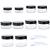 ZEJIA 10pcs Sample Containers with Screw Lids5 Size 35101520 Gram Empty Cosmetic Jars with 12pcs Lables and 2pcs Mini Disposable SpatulaMakeup Sample Containers BPA Free 10pcs-Black