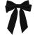 SUKOKOLA N1H0 Bow Hair clip black Acrylic