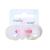 Set of 12 Clear Mini Silicone Non Slip Hair Elastics Bobbles Bands