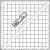 Bloc Loc Half Square Triangle Multiple-Sized 6-1/2" Quilting Ruler with Grid Lines 6 1/2 inch