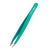 REMOS Combination Tweezers Stainless Steel 9.5cm - for splinters & Hair - Green