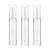 Cretty-Meet 3pcs Empty Airless Pump Bottle Refillable Clear Travel Lotion Pump Containers Vacuum Cosmetic Container Vacuum Press Pump Bottles for DIY Foundation Gel Essence Moisturiser (10Ml)