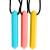 Tilcare Chew Chew Sensory Necklace Best for Kids or Adults That Like Biting or Have Autism Perfectly Textured Silicone Chewy Toys - Chewing Pendant for Boys & Girls - Chew Necklaces light blue/orange/yellow