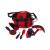 Rhinegold Grooming Bag With Kit - Red Single