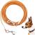 Mi metty tie-out linen for dogs 3/6/9/15m Kauspecy dog linen tie out cables farms for medium to large dogs orange (3m)