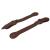Hide & Drink Sturdy Durable Leather Single Spur Straps (2 Pieces) Cowboy Outfit Boots Rodeo Western Equipment Classic Vintage Style Handmade Bourbon Brown